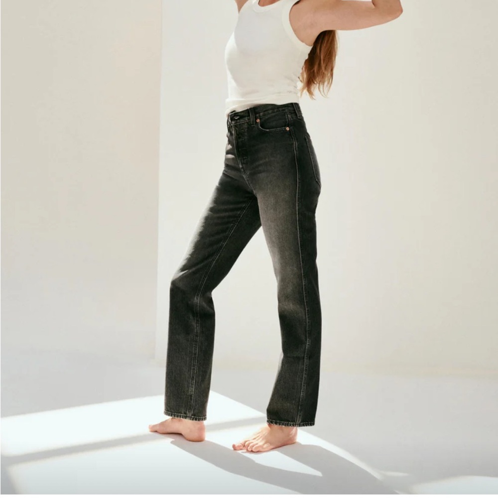 NEW! ALEX MILL — Carla High Rise Straight Jeans, size 27 - Picture 2 of 6